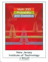 Math 333 Probability and Statistics 0470096691 Book Cover