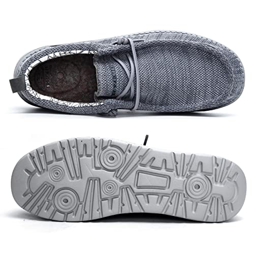 Image of ITAZERO Men Extra Wide Shoes - 4E to 5E Wide Toe Box Shoes for Men XX Wide Width Swollen Feet - Men's Loafers & Slip-ons with Arch Support Insole for Plantar Fasciitis
