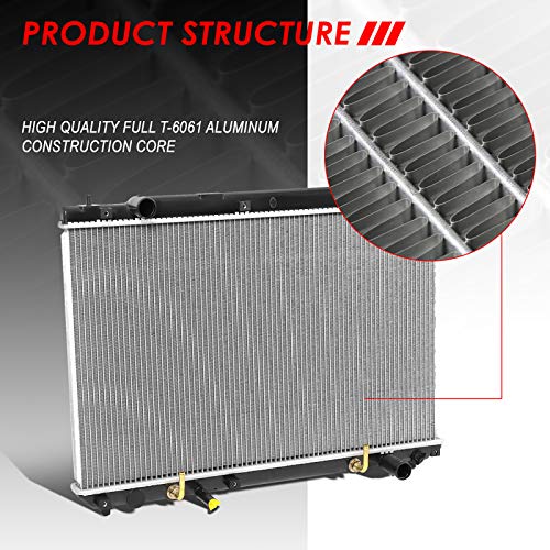 Image of Auto Dynasty 2453 Radiator for 2001-2007 Toyota Highlander 2.4L
