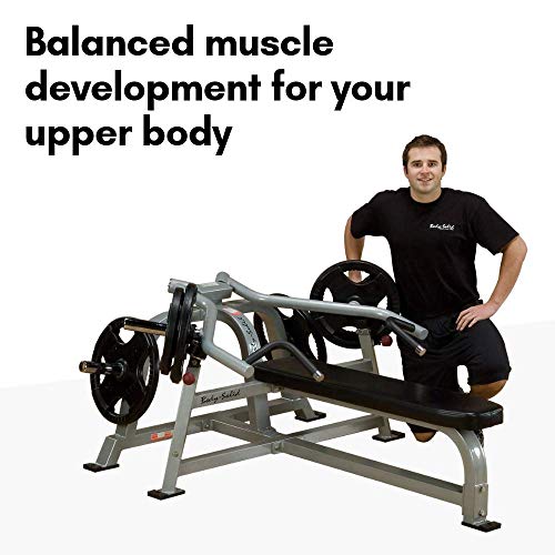 Pro Clubline by Body-Solid LVBP Adjustable Leverage Bench Press for Weightlifting, Commercial and Home Gym