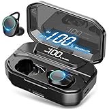 [Xmythorig Ultimate] True Wireless Earbuds Bluetooth 5.0 Headphones, IPX7 Waterproof Earphones for Sports, 110H Playtime w/ 3300mAh Charging Case, 3D Stereo Audio Touch Control in-Ear Headset w/Mic