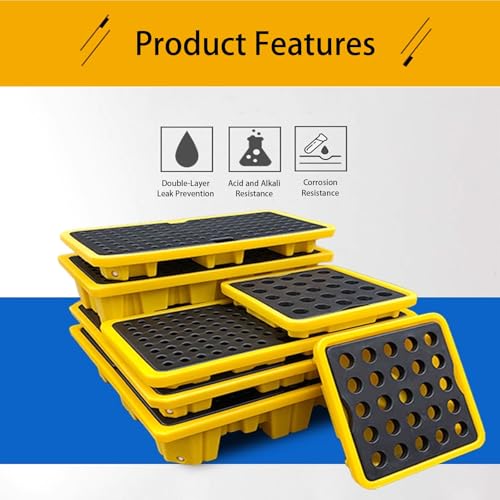 Evite derrames de aceite usando la plataforma modular industrial para almacenamiento 3