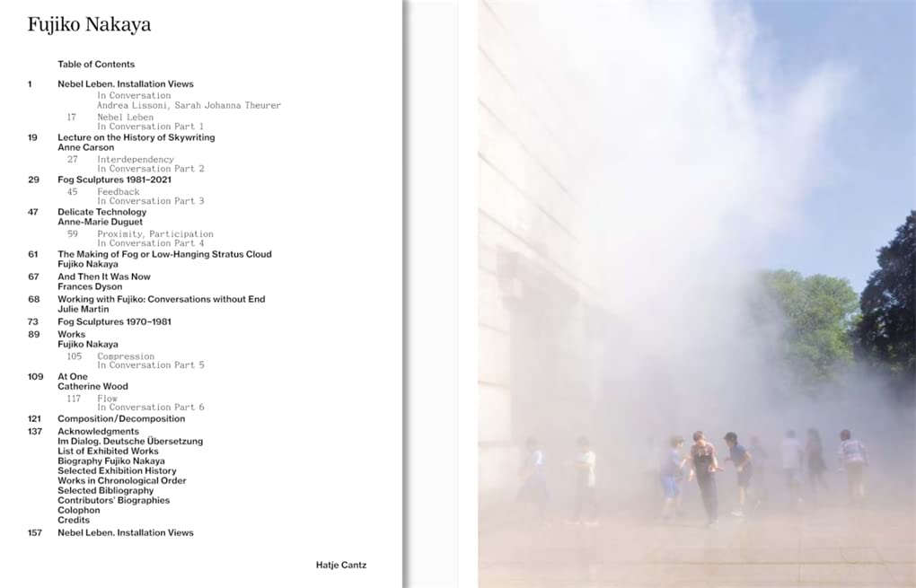 Fujiko Nakaya Resilience /anglais/allemand