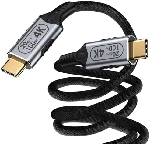 USB c Long Charging Cable,usbc to usbc 16.5ft/5M,20gbps USB c Cable, USB c 3.2 gen 2 Cable, USB c 4k Cable @60Hz Video, Data Transfer & 100W Fast Charge,high Speed USB c Cable