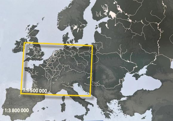 European Waterways Map and Concise Directory: 1:1.500.000