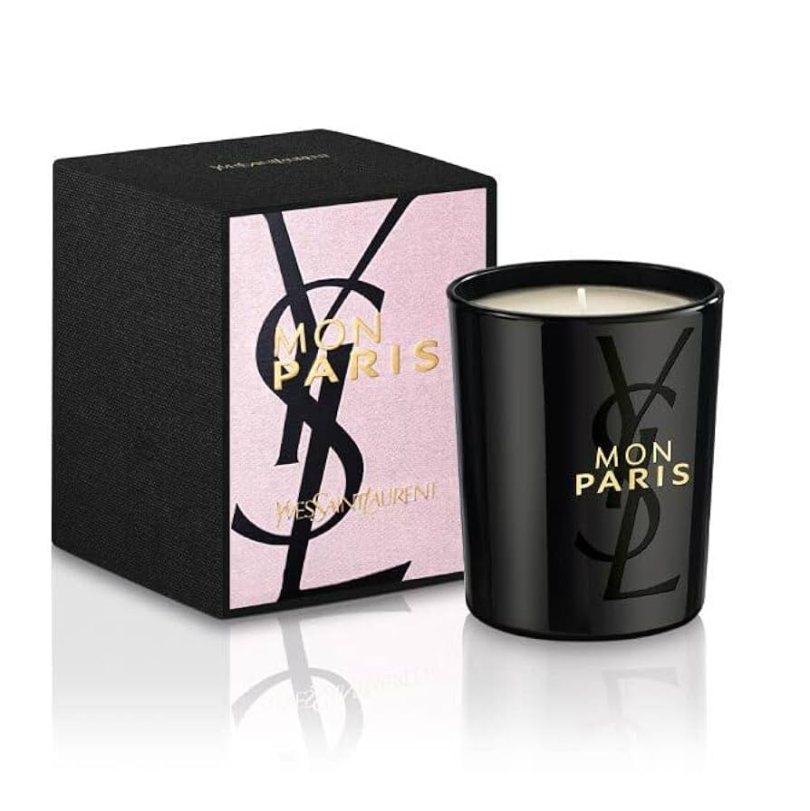 YVES SAINT LAURENT MON PARIS アロマキャンドル２個 Amazon.co.jp: イヴ・サンローラン モンパリ キャンドル 75g