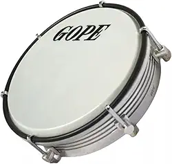 Gope Tamborim 6' Alumínio Frisado 6 Afin. (595AL)