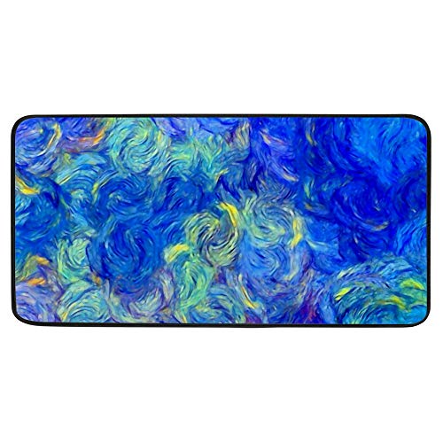 Tapis de cuisine antidérapant lavable en machine 99 x 50 cm imperméable - 2