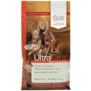 UltraCruz – sc-516275 Equine Natural Vitamin E Plus Supplement for Horses, 10 lb, Pellet (66 Day Supply)
