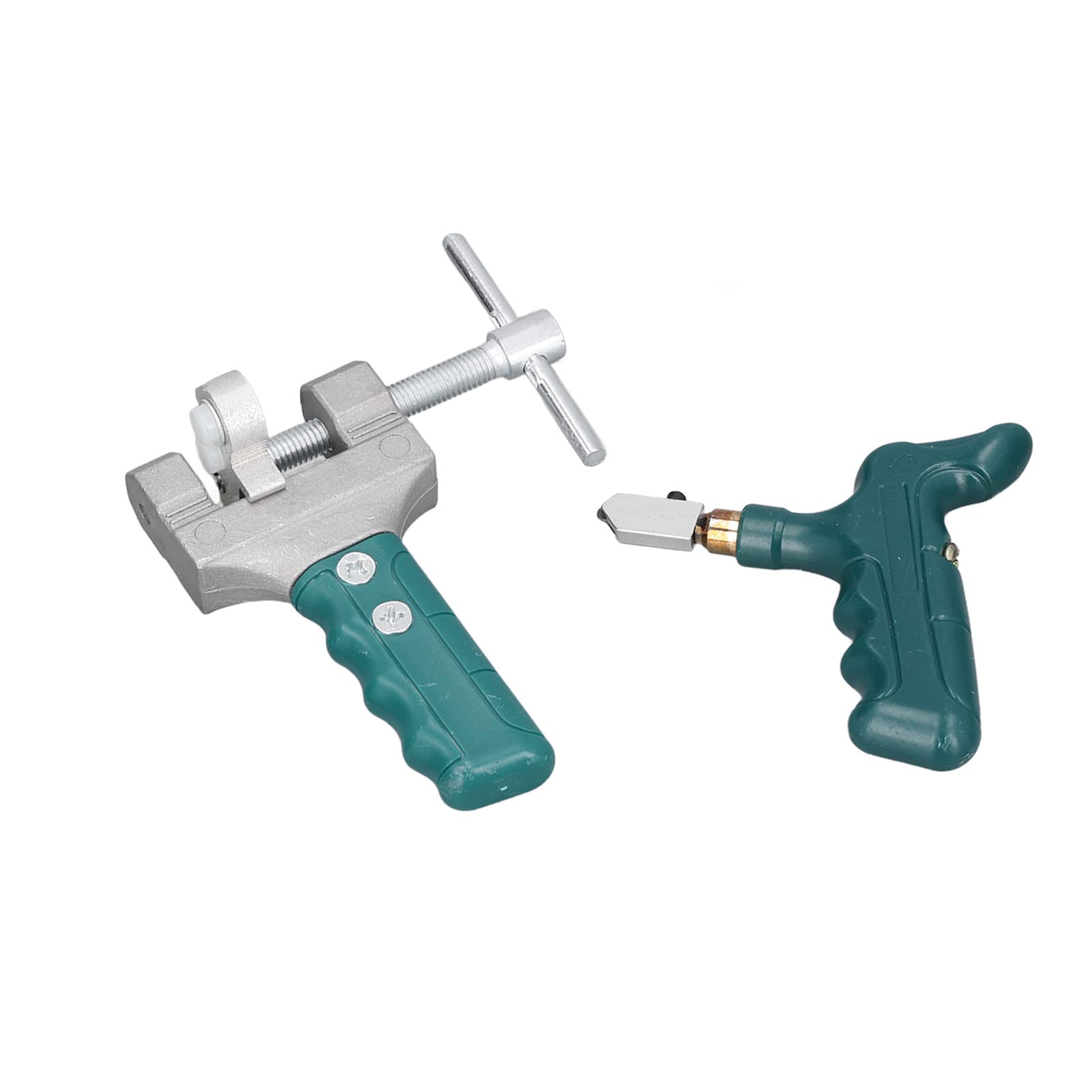 Glassnijder, 2 20 mm Glassnijgereedschap voor Dik Glastegels Spiegelmozaïek Snijden, Professioneel Glassnijgereedschap Met 3 Snijkoppen voor Glassnijden/Tegels/Spiegel/Mozaïek