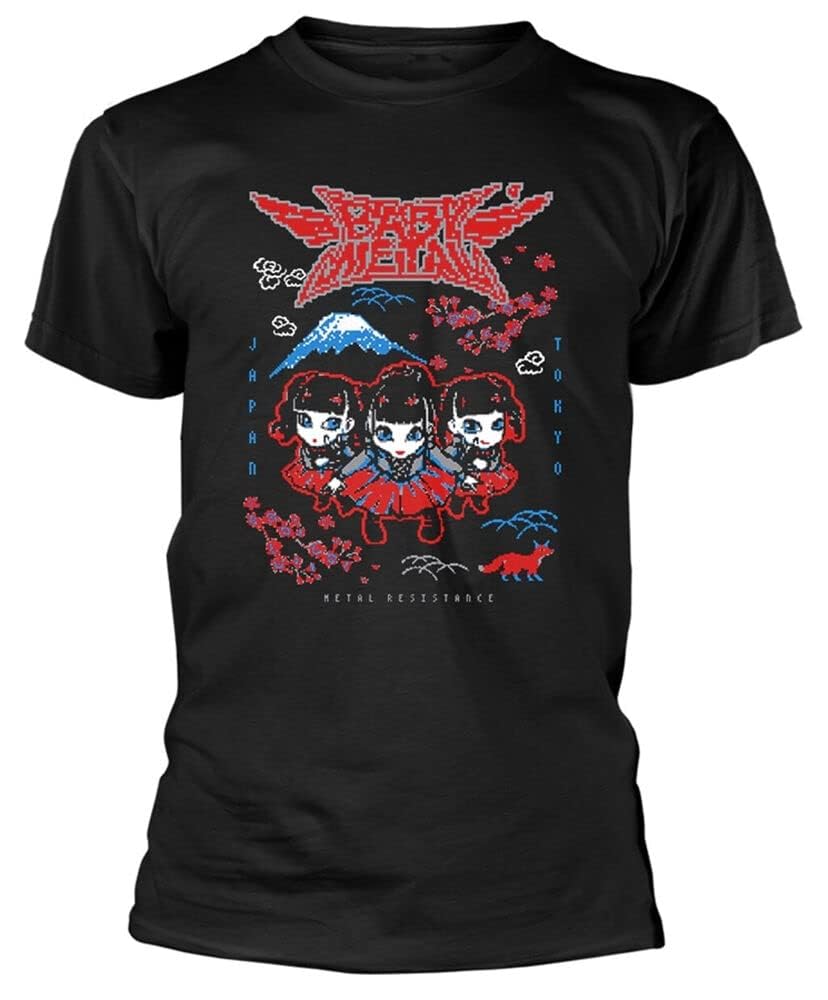 Babymetal Pixel Tokyo T-Shirt - Black XXL