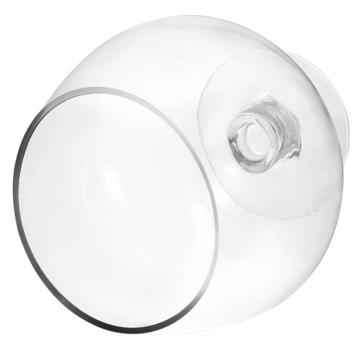 Acuario de Mesa de Vidrio Capacidad Aprox 4000ml Transparente Pecera para Peces de Colores para Peces y Plantas, Uso en Oficina y Bodas