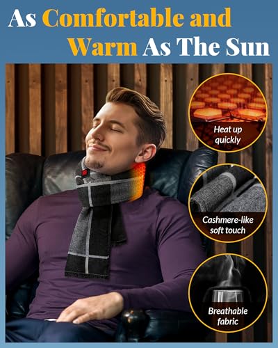 Heated-Scarf-Gifts-Idea-for-Men-Him-Dad-Husband-Boyfriend-Couple-Brother-Friend-Who-Have-Everything-Birthday-Christmas-Anniversary-Stress-Relief-Unique-Gift-Fall-Winer-Warm-Presents-Neck-Heating-Pad