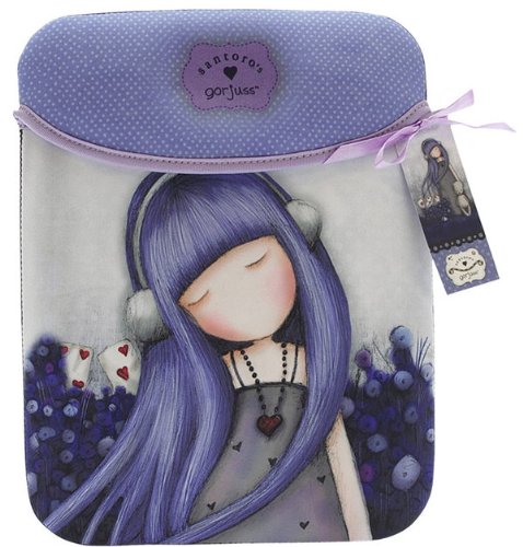 Alice Gorjuss Dear Apple iPad funda blanda con Correa para 25 x 18 cm de altura Santoro