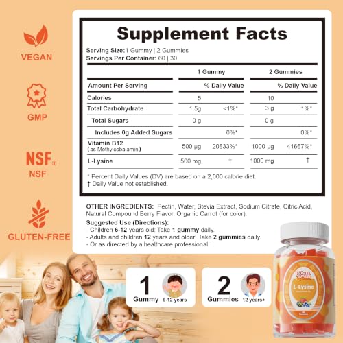 Well&Whole L-Lysine 1000mg Gummies