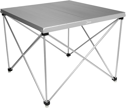 3Pod Elevador de disparo portátil de 4 x 4 pies, elevador de construcción de aluminio de capacidad de 450 libras, elevador de disparo compacto con