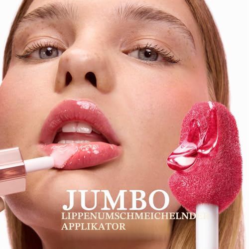 Lancôme Lip Idôle JuicyTreat 40 All The Tea, brauner, glänzender Lipgloss mit 3D-Effekt, feuchtigkeitsspendender… – Ansicht 4