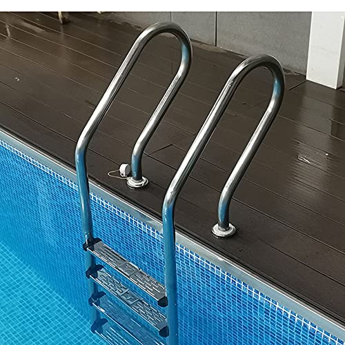 Escalera para piscina acero inoxidable 2 peldaños miniatura 3