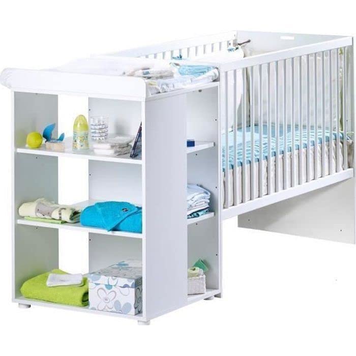 Sauthon lit combiné transformable eloi 60x120cm