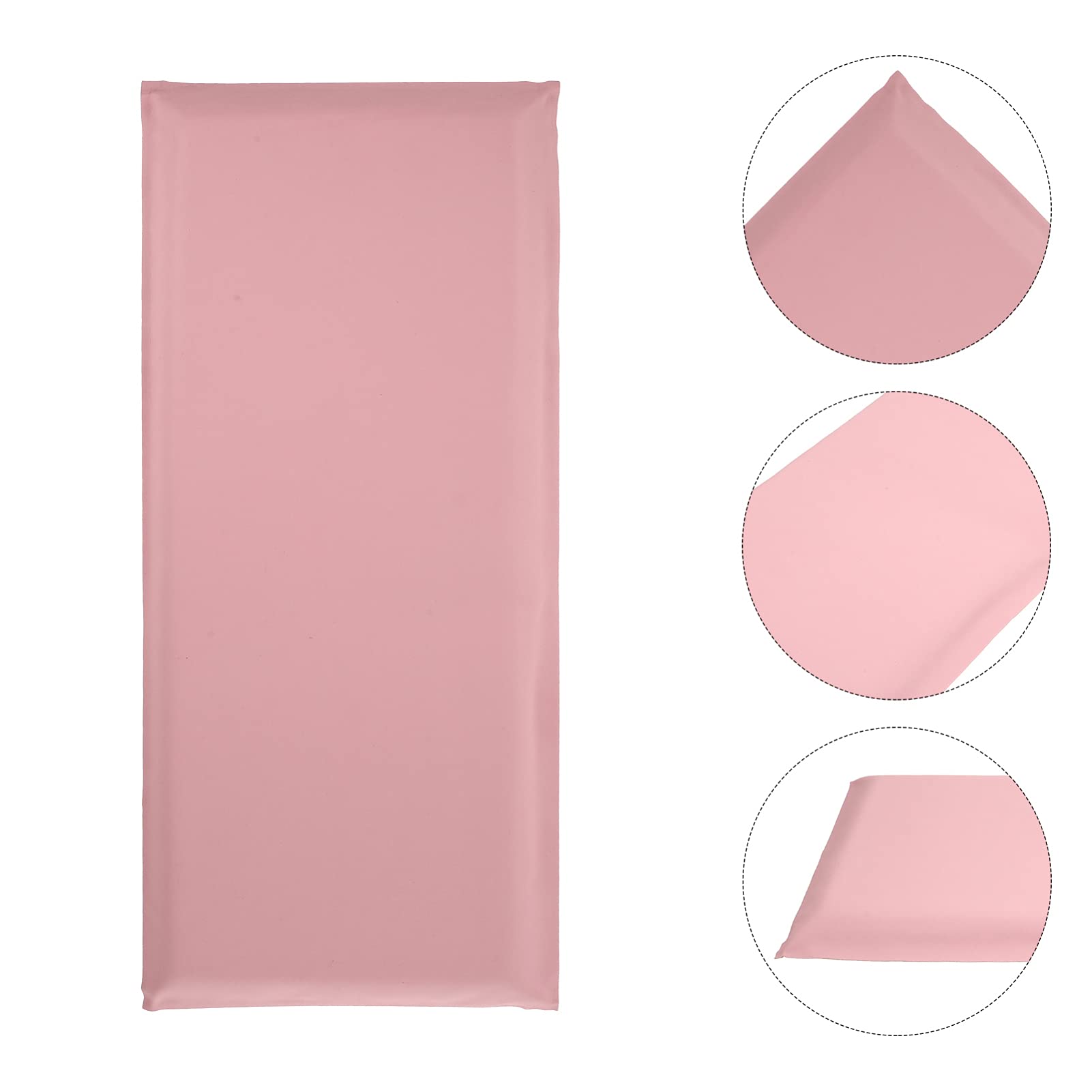 Luxshiny 8 Stück Baby-Sicherheits-Wandpolster – Weiche Antikollisions-Stoßstangenaufkleber Aus Pvc Für Kinderzimmer Kleinkinderzimmer Und Zuhause (Rosa 50 X 20 Cm) Selbstklebende