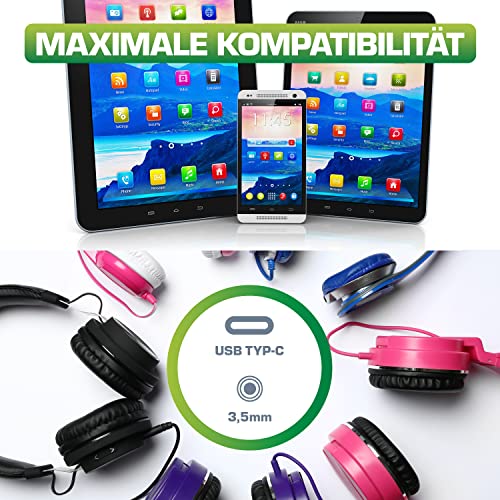 Inline - Cavo Adattatore Audio, USB-C A Presa Aux Da 3,5 Mm, Dac, Smartphone Portatile E Tablet Convertitore Per Cuffie E Cuffie, Power Delivery 30 Watt, 33054F - 3