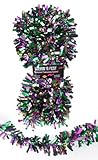 Beistle 50281-GGP Metallic Festooning Garland Party Accessory, Mardi Gras Decorations, 4