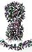 Beistle 50281-GGP Metallic Festooning Garland Party Accessory, Mardi Gras Decorations, 4" x 15', Gold/Green/Purple