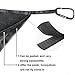 Hammock Bug Net - 12' Hammock Mosquito Net Fits All Camping Hammocks, Compact, Lightweight and Fast Easy Set Up, Security from Bugs and Mosquitoes, Essential Camping and Survival Gear (Black)