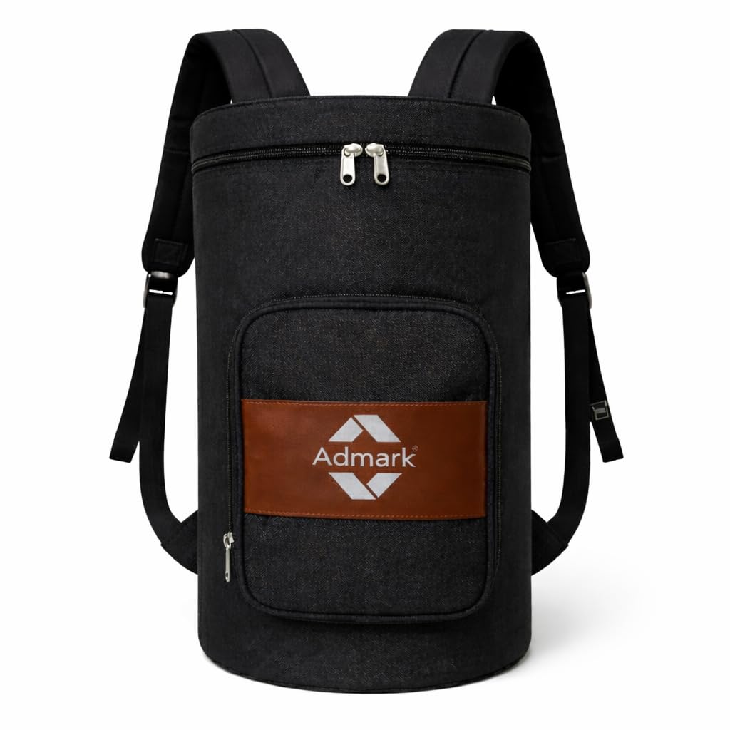 ADMARK Premium Dholak Padded Backpack with shoulder/back Padded Bag With 1 Pocket Colour-Black-picture-12