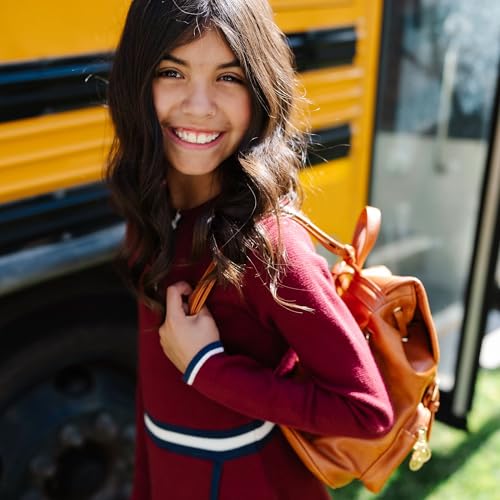 Hope & Henry Girls' French Look Ponte Dress with Bow3