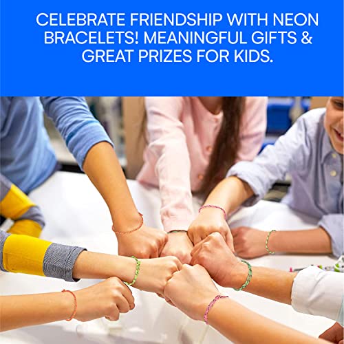 Neliblu FR4 Friendship Bracelets - Pack Of 144 Neon Rope Bracelet thumb #3