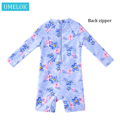 Image of UMELOK Baby Girl Swimsuit Infant UPF 50+ Bathing Suit Size Months