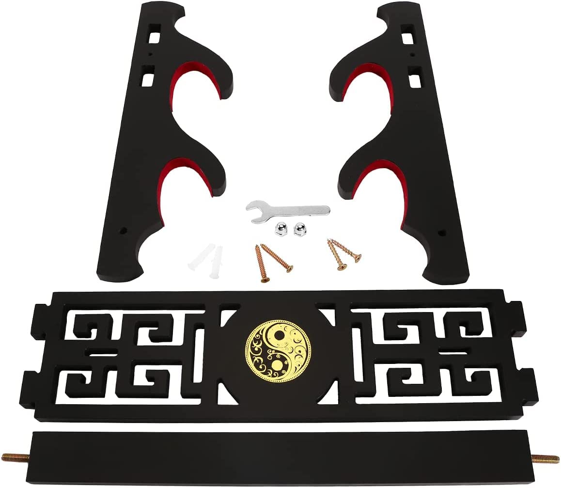 RISEDJ - Supporto Da Parete Per Spada Da Samurai Katana Wakizashi
