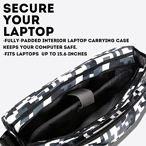 Image of J World New York Thomas Laptop Messenger Bag for Women & Men. Kids Computer Bookbag