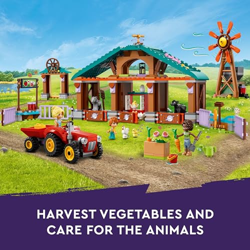 Image of LEGO Friends Farm Animal Sanctuary Toy Set with 8 Figures 42617