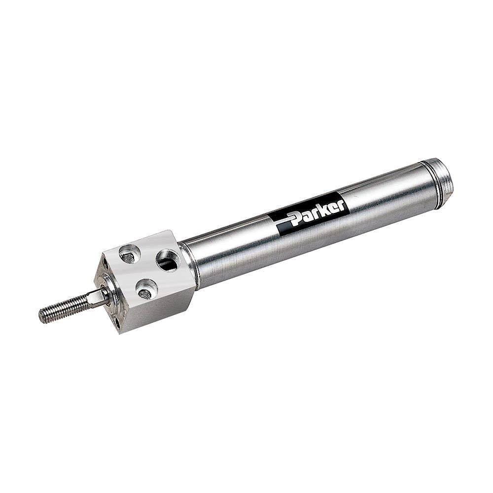 Cilindro de aire Parker 5/16” de acero inoxidable con carrera de 2” (Pack de 2) 2