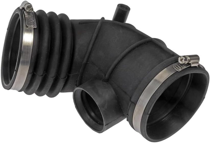 KarParts360 For BMW 525i 2001 2002 2003 Engine Air Intake Hose | Rubber Material | Black | One Piece Configuration | Molded Assembly Shape | Replacement For 13541435625