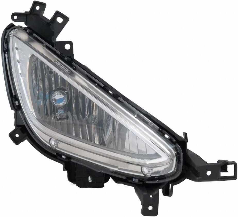 CarLights360 For 2013 2014 Hyundai Elantra Coupe Fog Light Driver and Passenger Side Pair Coupe w/Bulbs DOT Certified HY2592143, HY2593143 | 92201-3X520, 92202-3X520