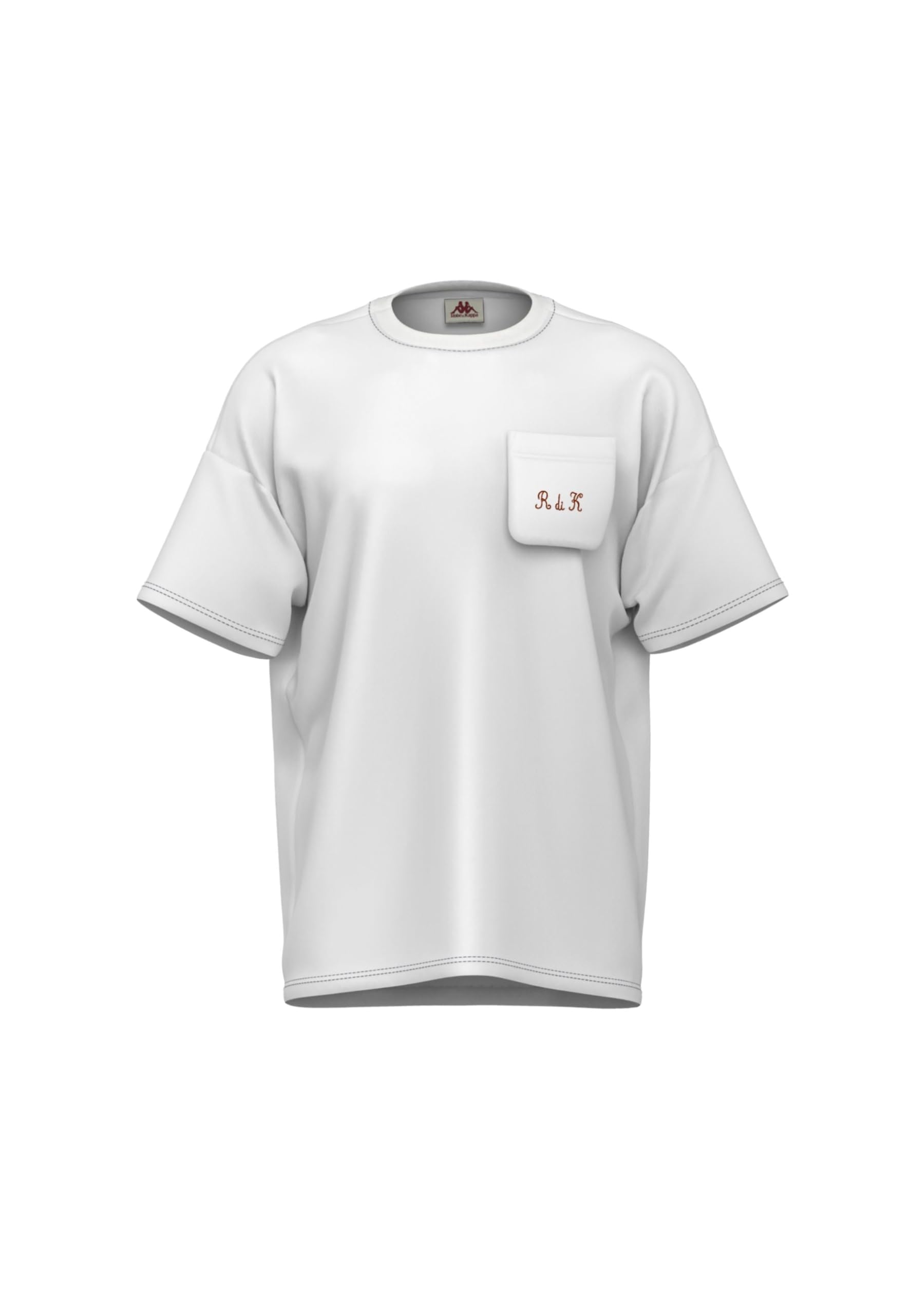 KappaMIRFAX 63112TW T-Shirt with Pocket White