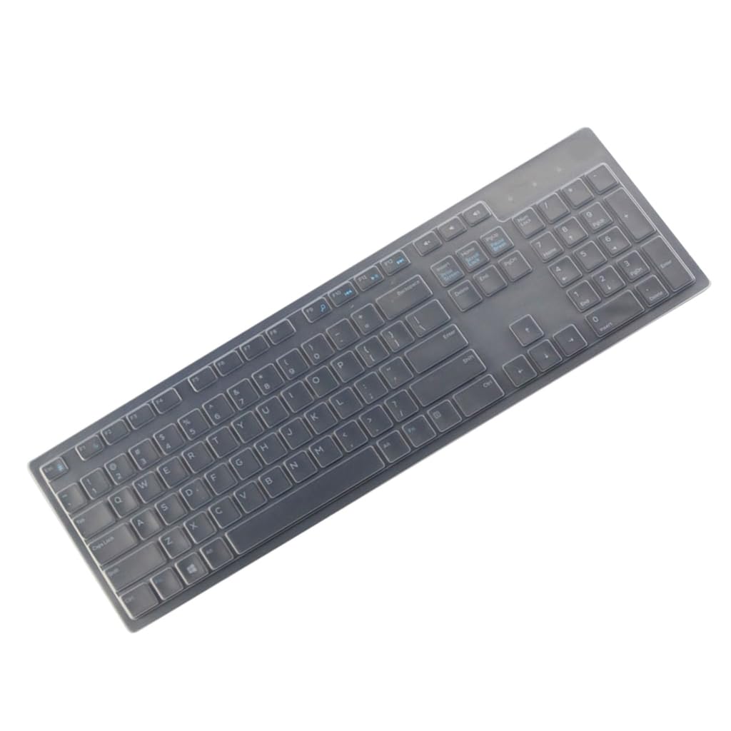 Silicone Keyboards Protectors Cover for KB216 KM636 3277 Laptop Dust and Spill Resistant Semi Transparents Film