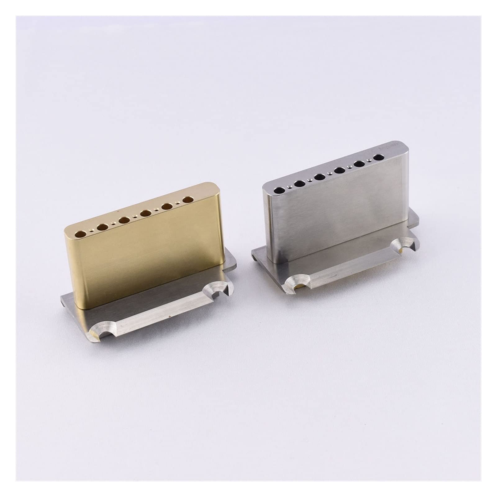 Parti di ricambio chitarra Ponte Di Sistema Tremolo Super Qualità 2 Punti Con Sella In Acciaio Inossidabile/Ottone (Color : LH B saddle B block)