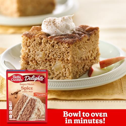 Image of Betty Crocker Delights Super Moist, Spice, Cake Mix, 13.25 oz (Pack of 12)