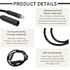 9 Pin E-Bike Motor Extension Cable, Waterproof Wheel Motor Extension Cable for Electric Bike and Escooter Female to Male Electric Bike Wire E-Bike Cable Conversion Kit, 1.5 x 600mm #4