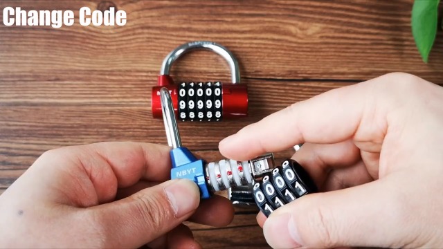 Lucchetto A Combinazione 4 Cifre - Sicuro, Colorato, Per Armadietti