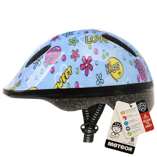 Meteor-Kinder Fahrradhelm, Skaterhelm, Sicherheitshelm MV6-2 Size: XS...