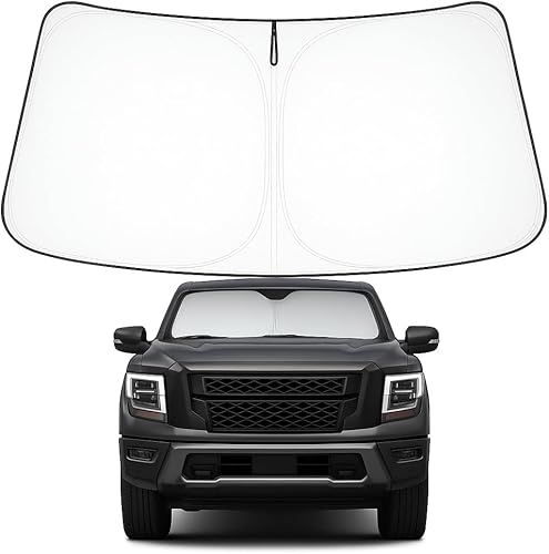Vista 204 de Proadsy Parasol para parabrisas Sienna Mini Van 2021-2025 2026 de 4 capas plegable frontal protector de parasol bloquea los rayos UV y mantiene