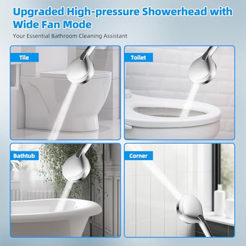 Hibbent All Metal cUPC Certified Shower Head, 10'' Rainfall Shower Head - image 7