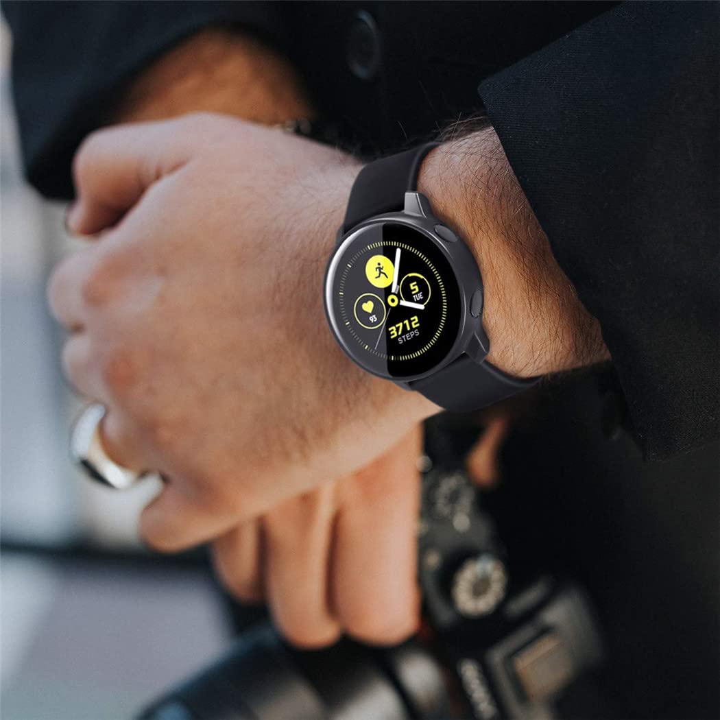 Amazon.co.jp: ガラス+ケースコンパチブルSamsung Galaxy Watch active  