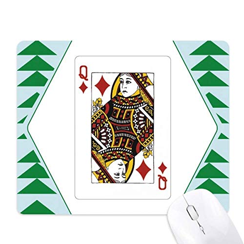 Tapis de cartes à jouer tapis de souris en caoutchouc green pine tree pour bureau et salon