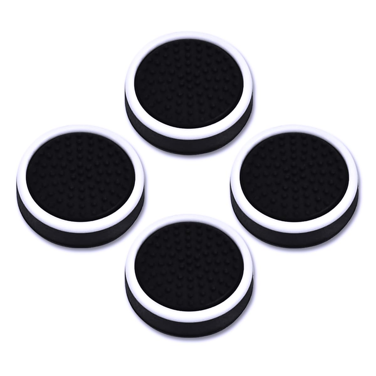 PS Portal Thumb Grips Black Full Protection Analog Stick Cover Silicone Joystick Caps Anti-Scratch Anti-Slip Thumbstick Replacement Thumb